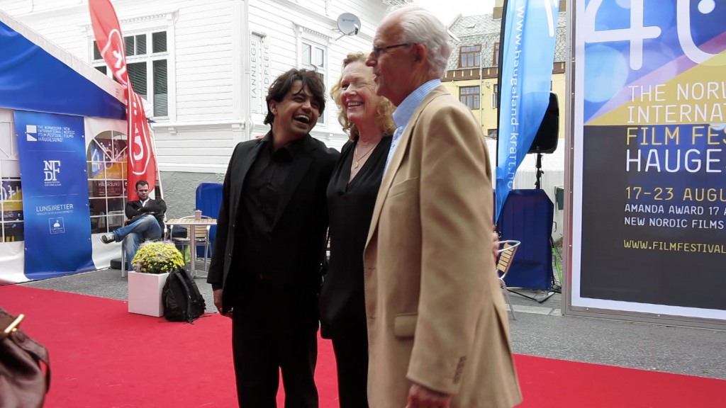 Festival Premier of 'Liv and Ingmar' at the 40th Norwegian International Film Festival with Liv Ullmann and the Festival Director