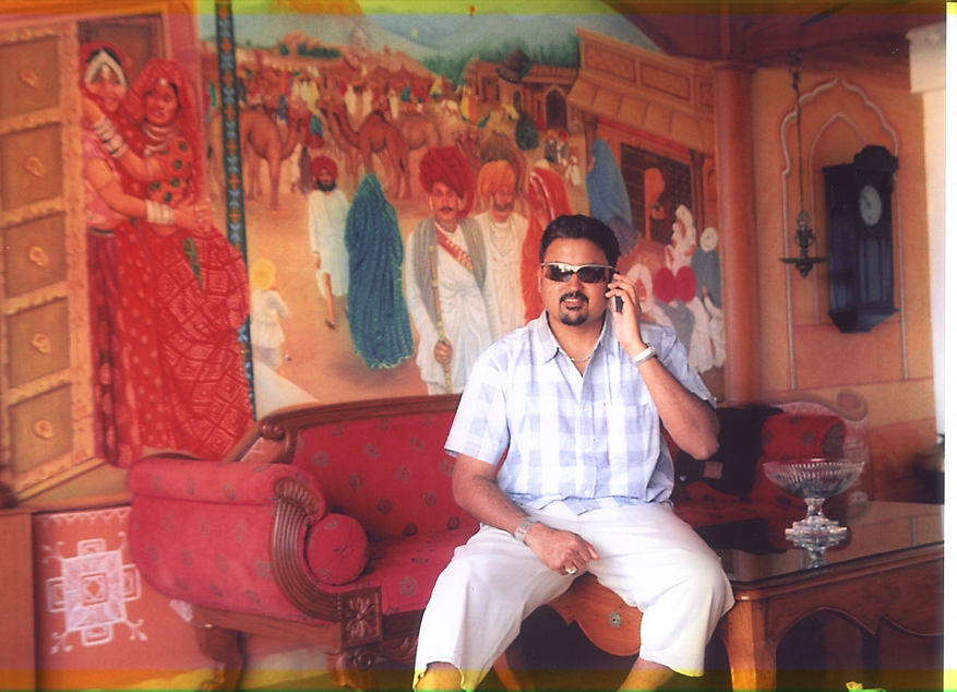 director rajeev khandelwal at home
