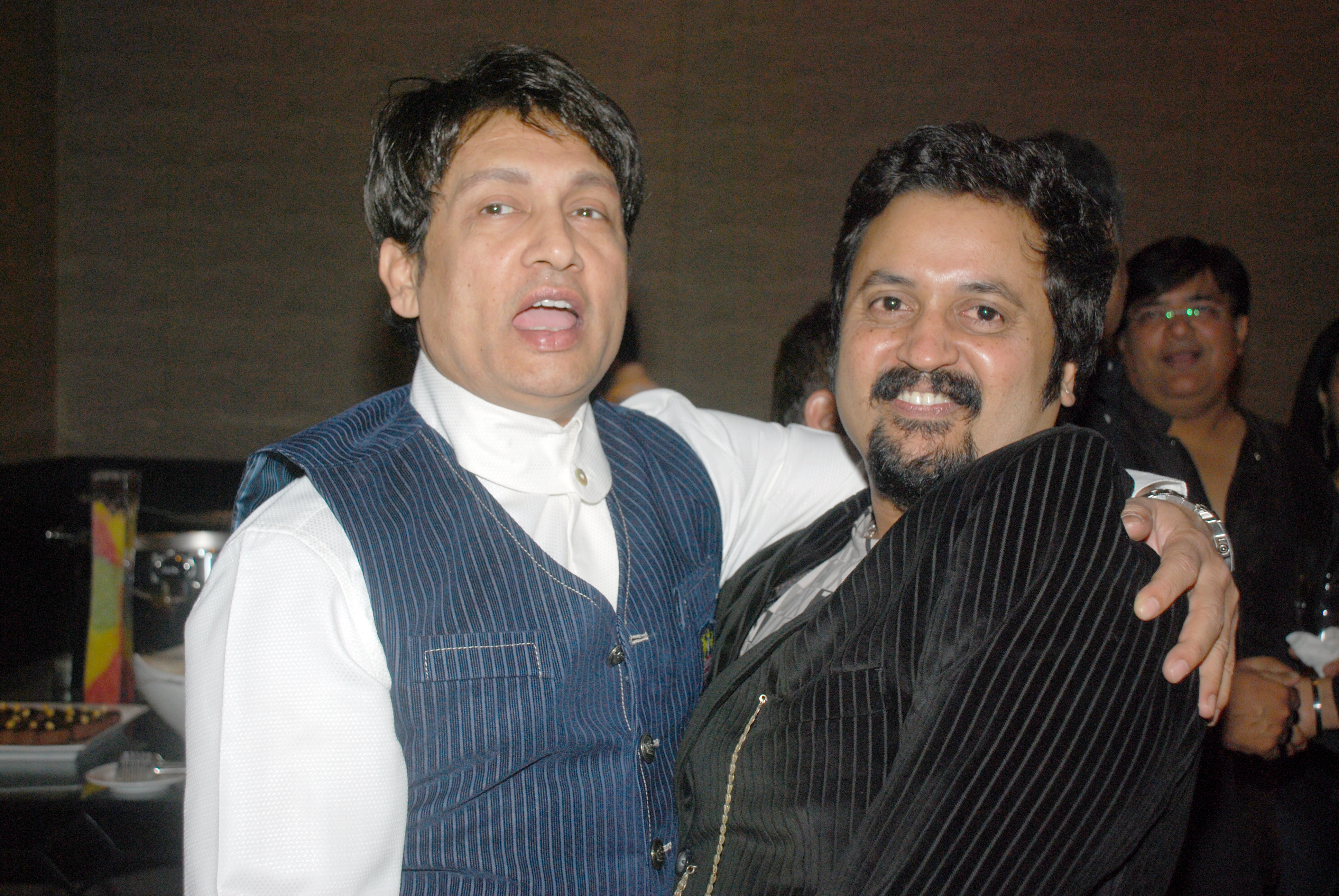director rajeev khandelwal with actor shekhar suman