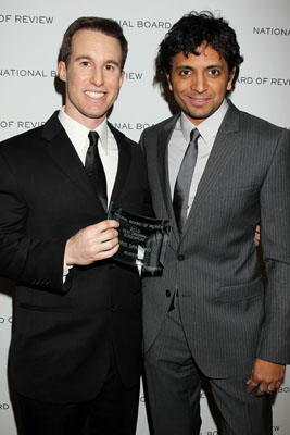 Chris Sparling and M. Night Shyamalan at 2011 National Board of Review gala.