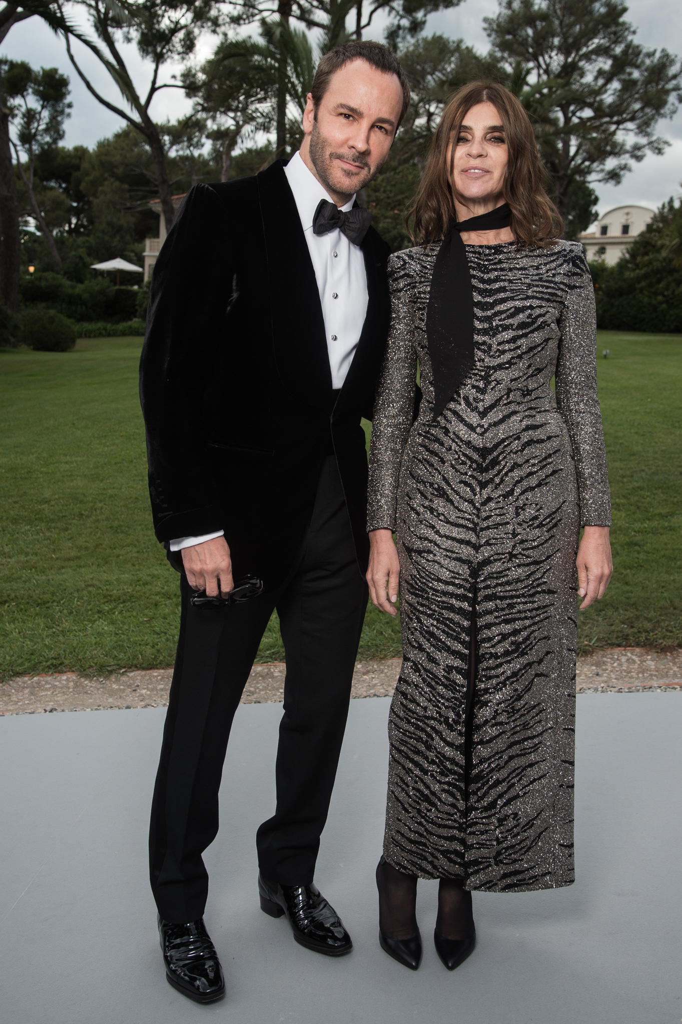 Tom Ford and Carine Roitfeld