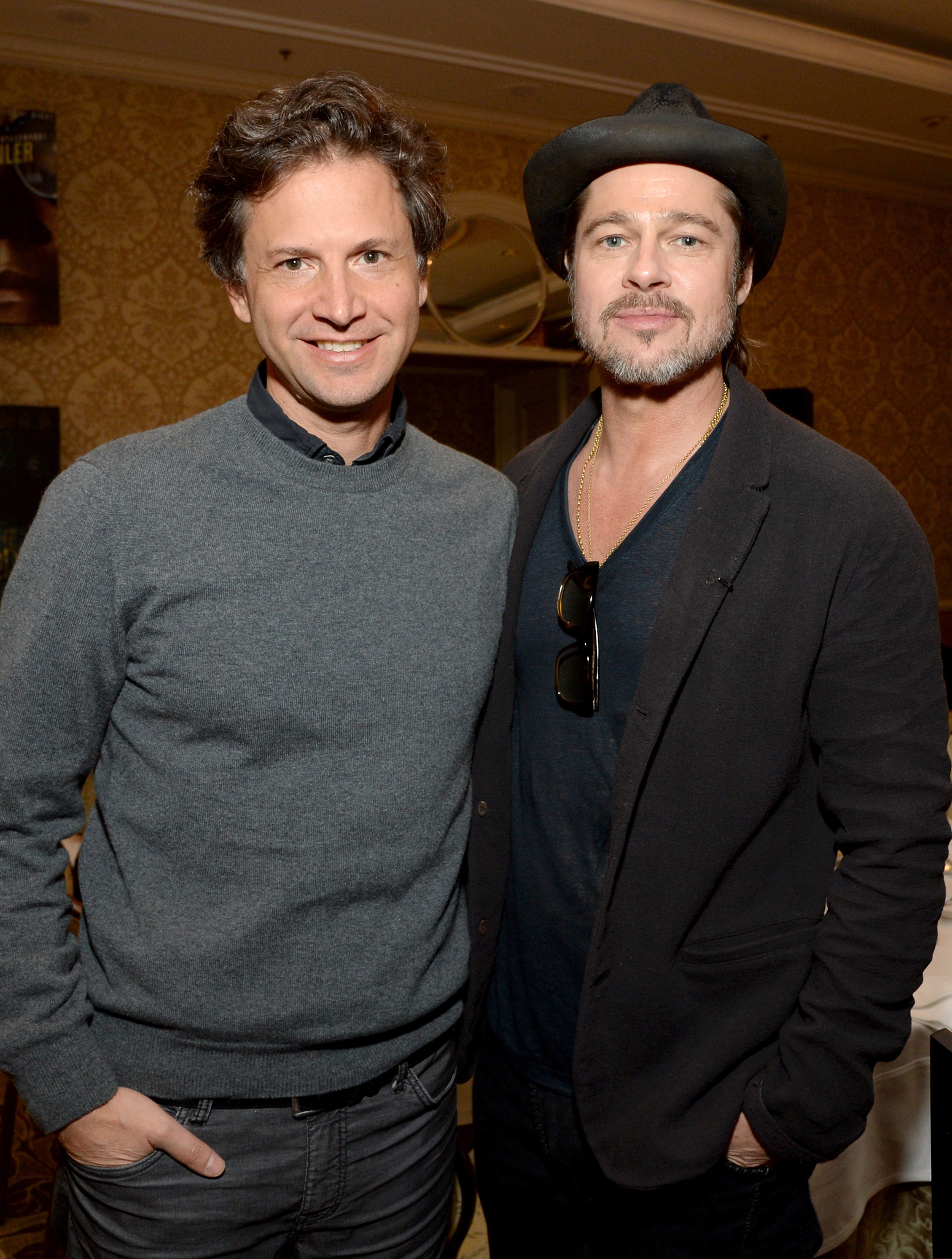 Brad Pitt and Bennett Miller