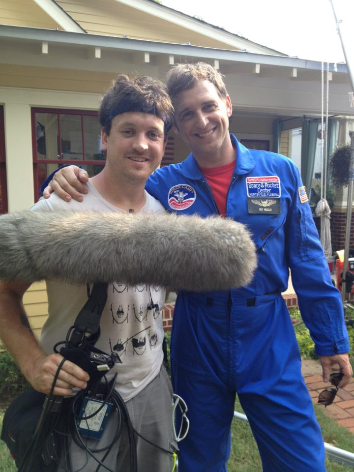 Jon Sawa with Josh Lucas on Space Warriors
