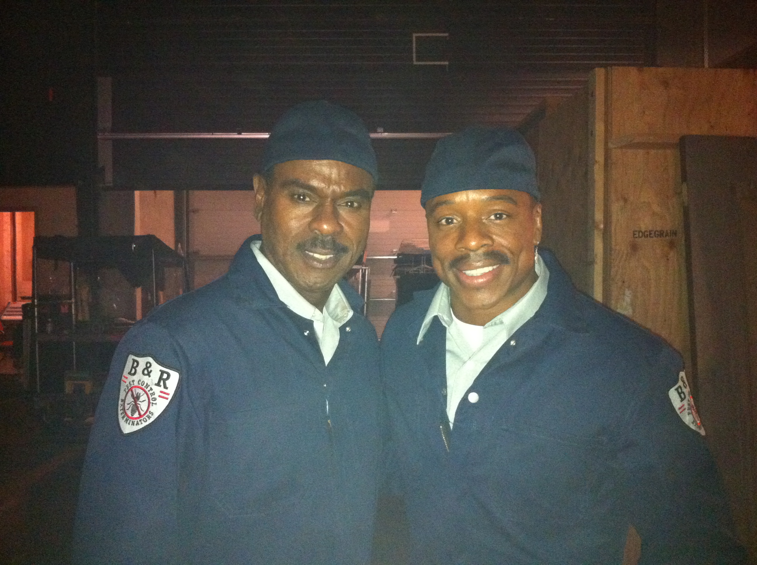 On Supernatural, Stunt Double for Steven Williams