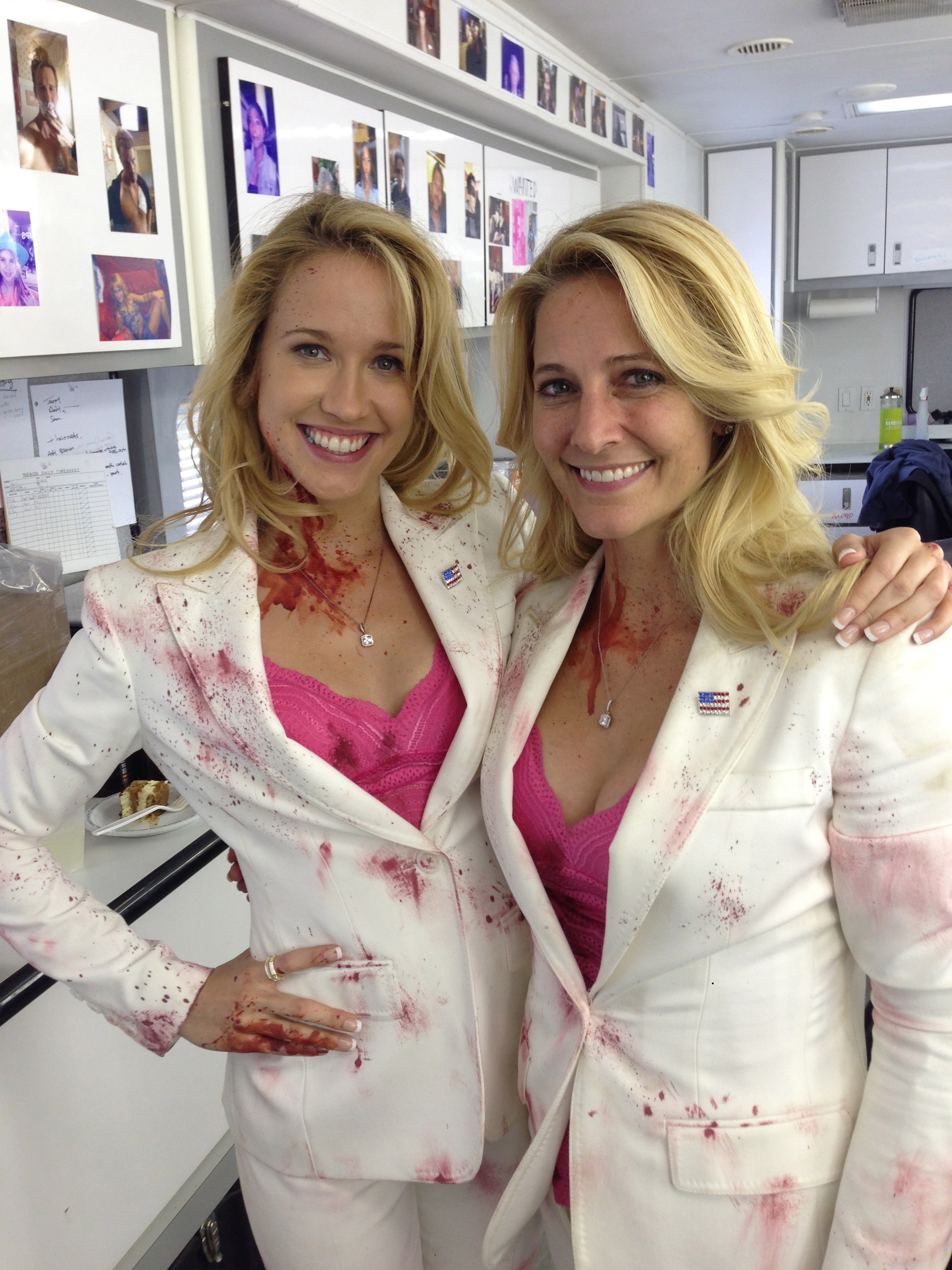 Stuntwoman Karin Justman doubling Anna Camp on True Blood Episode 6.8 Dead Meat and 6.9 Life Matters