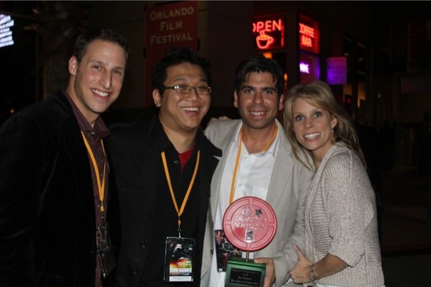 Craig Blair, Elias Plagianos, Cheryl Hines, and Dan Kuo