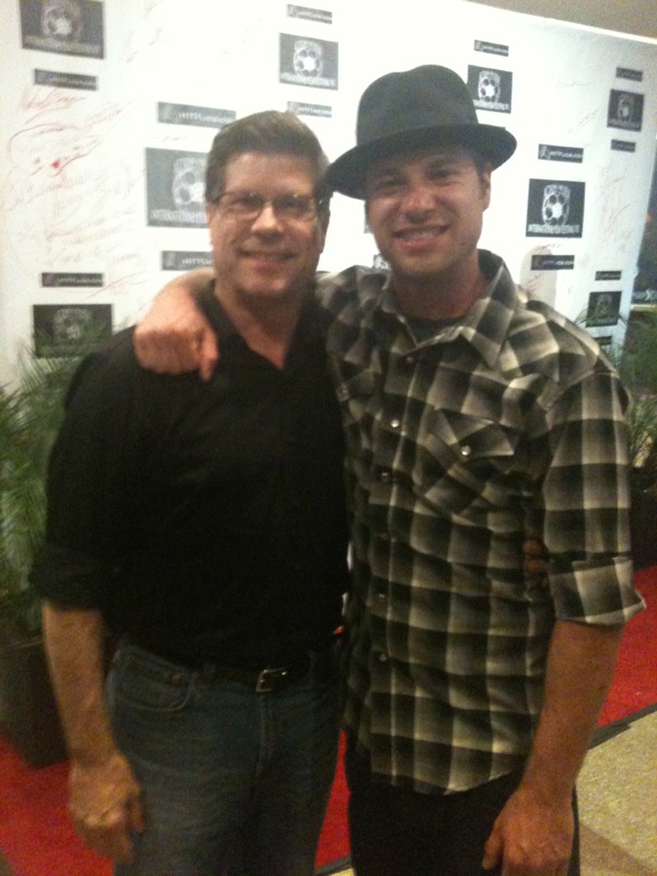 Thurman and his son T.J. at the L.A. Indie Film Festival Premiere