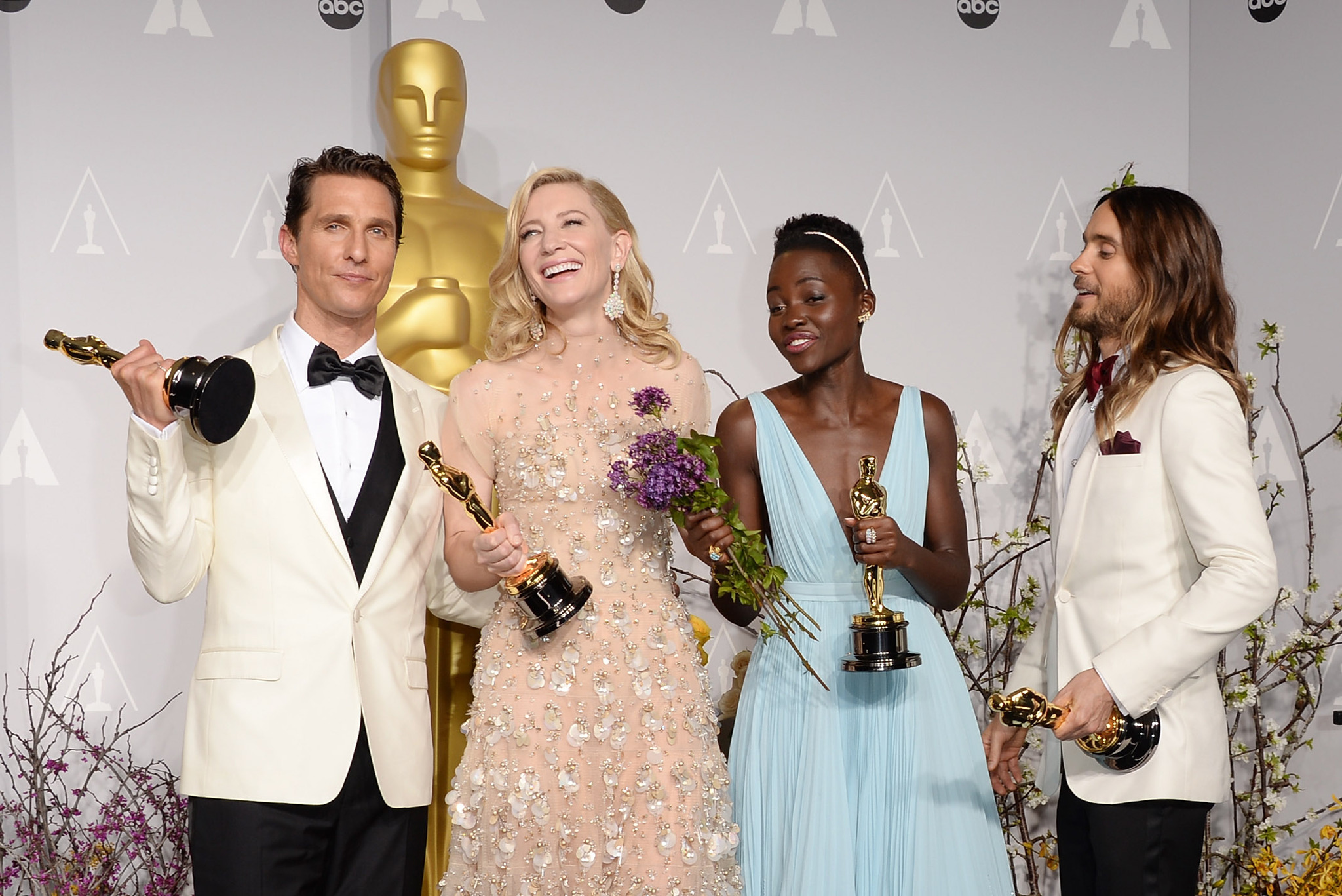 Matthew McConaughey, Cate Blanchett, Jared Leto and Lupita Nyong'o