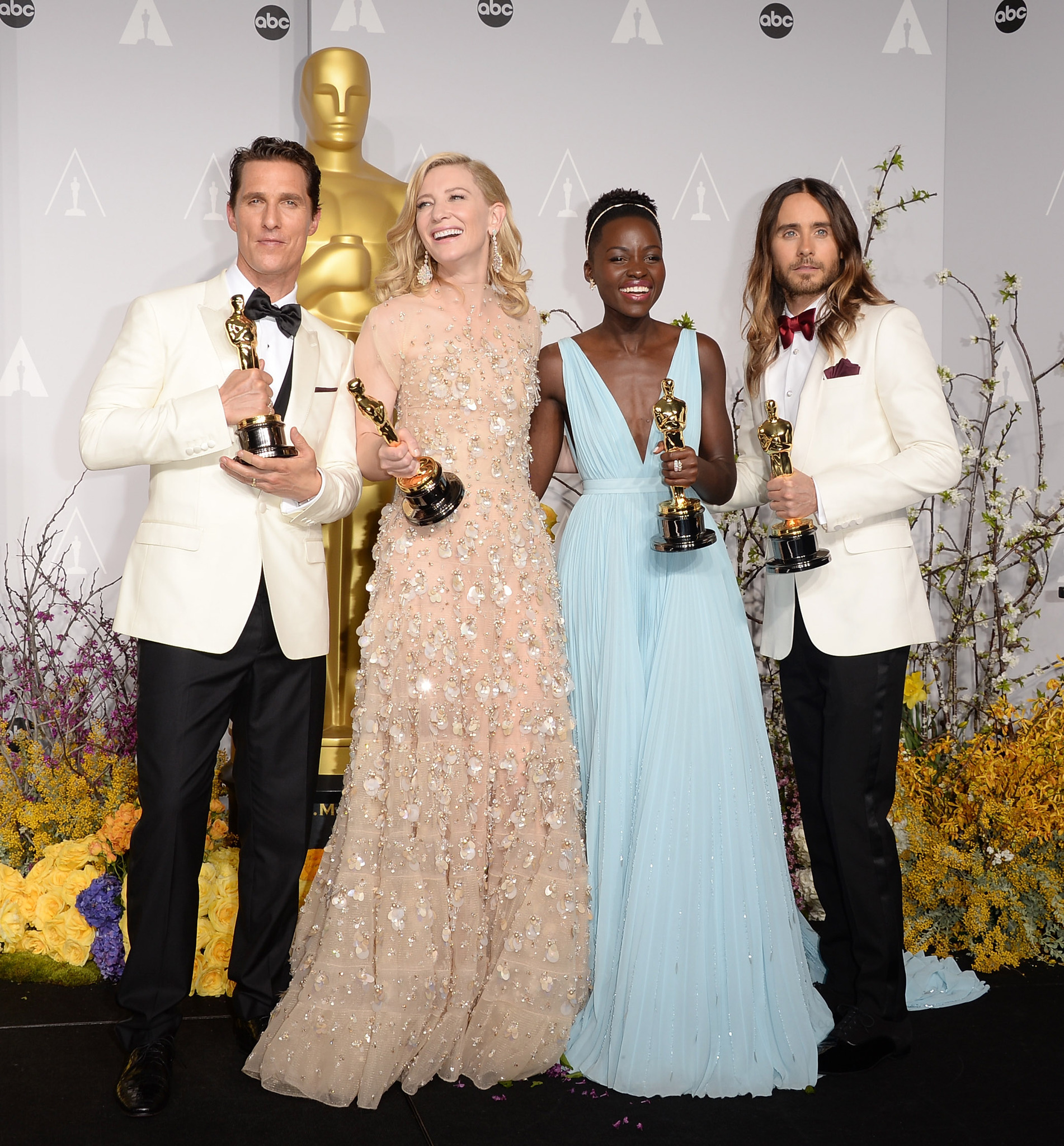 Matthew McConaughey, Cate Blanchett, Jared Leto and Lupita Nyong'o