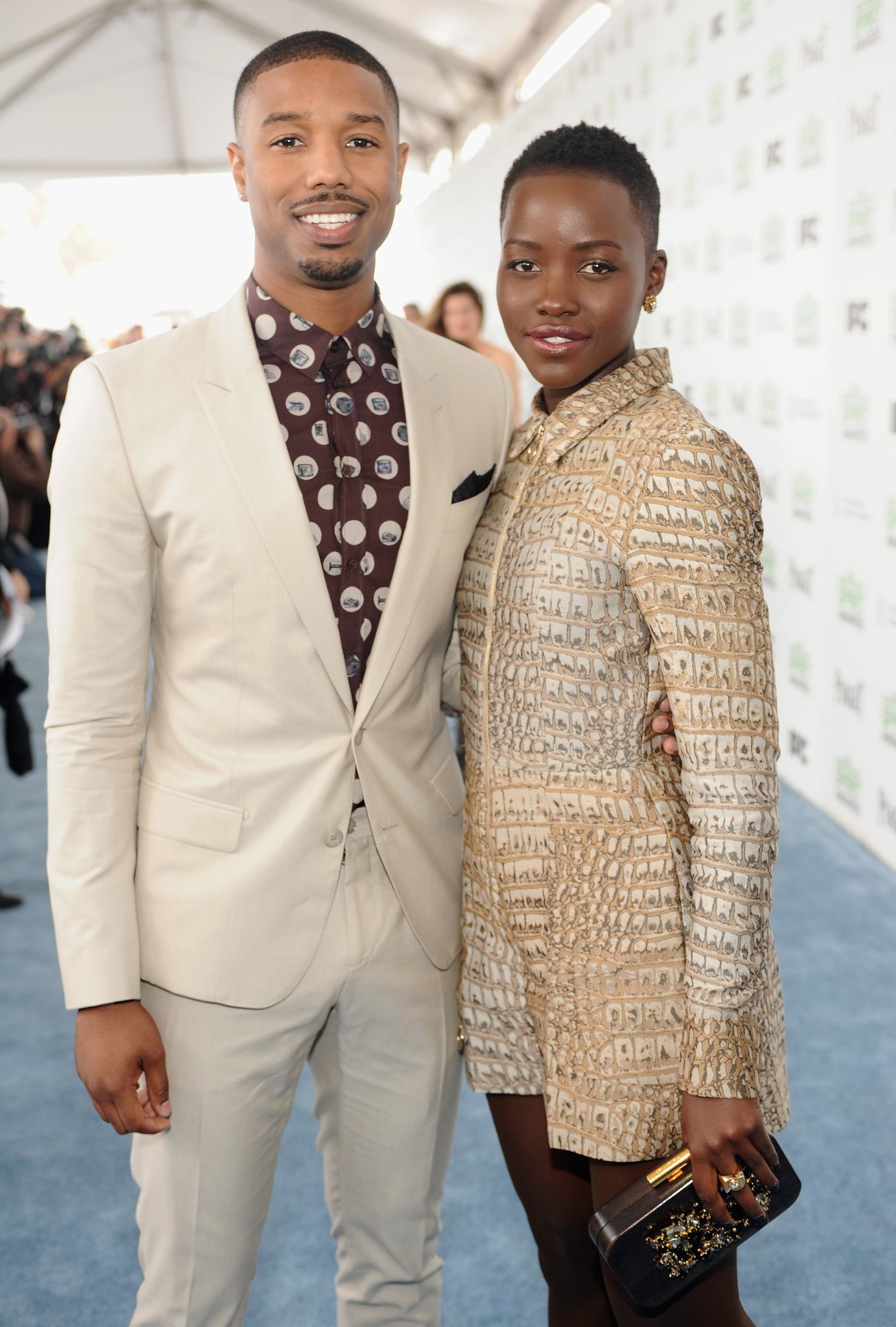 Michael B. Jordan and Lupita Nyong'o