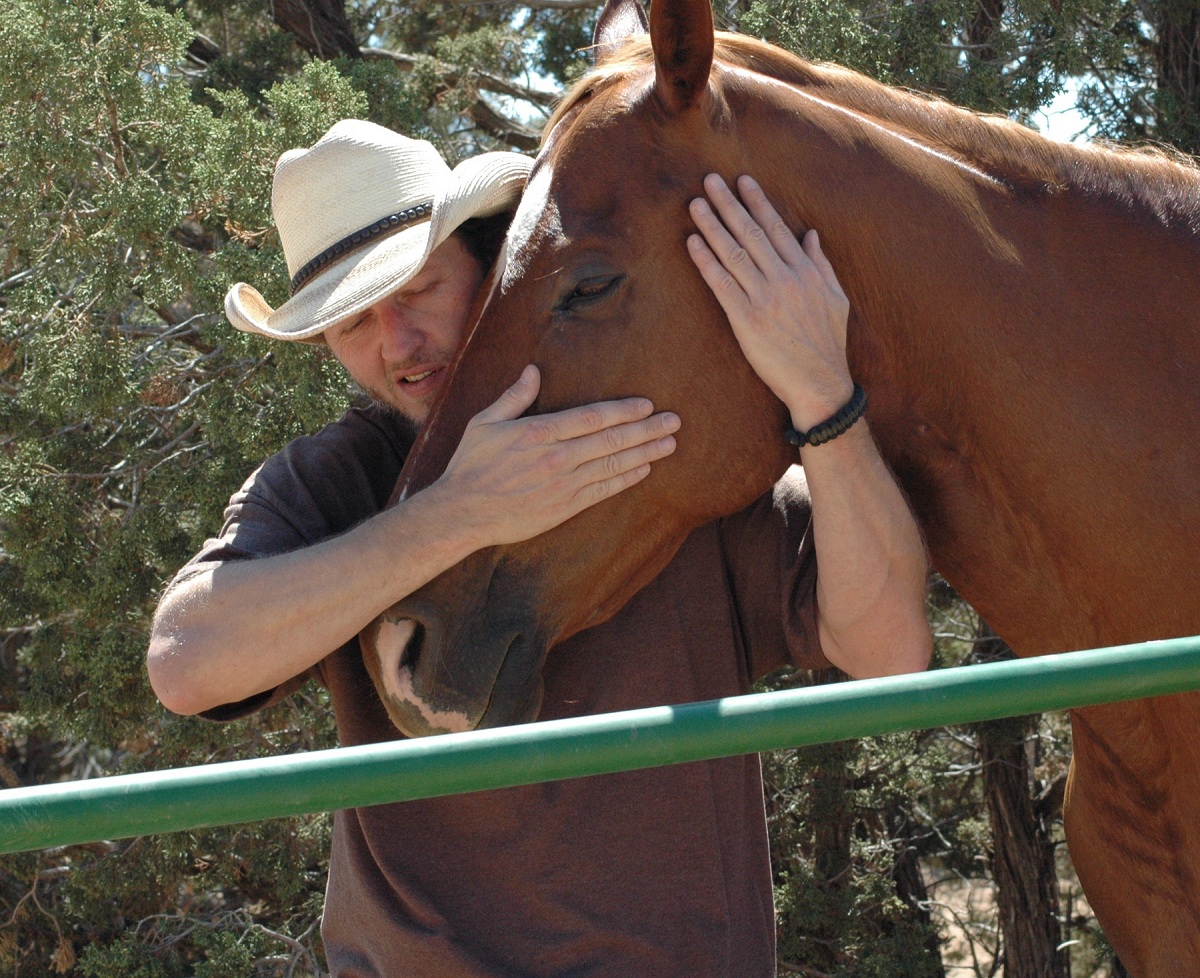 I love horses. This was at a horse rescue in New Mexico.