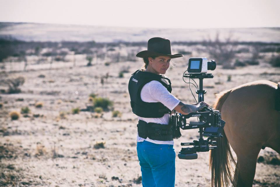 The shooting of the Psychedelic Marfa Film