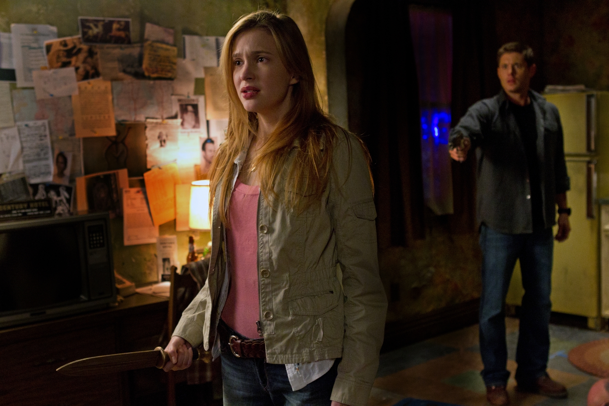 Still of Jensen Ackles and Alexia Fast in Supernatural (2005)