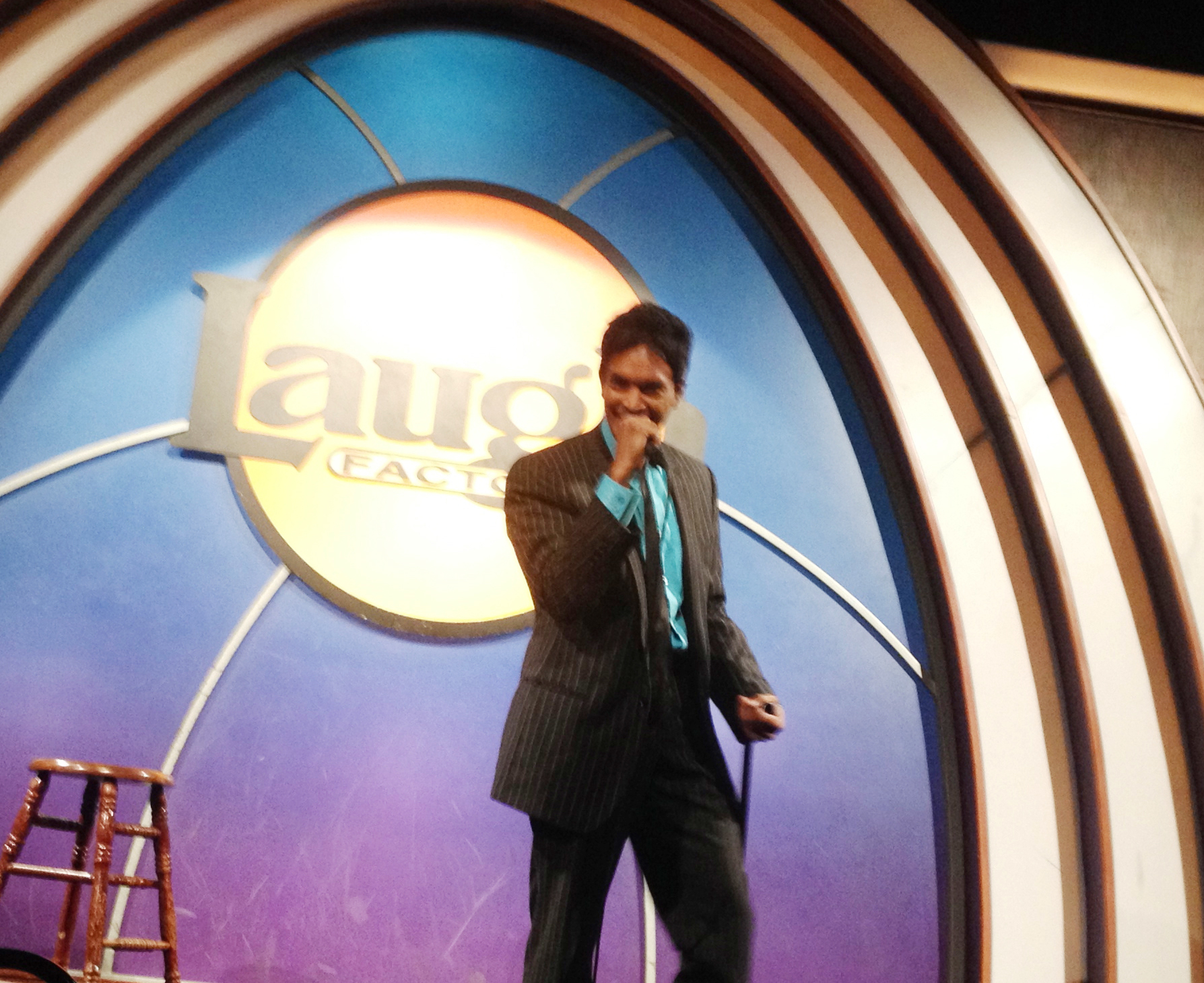 Ken Bhan performing Stand Up at the LAUGH FACTORY in Los Angeles