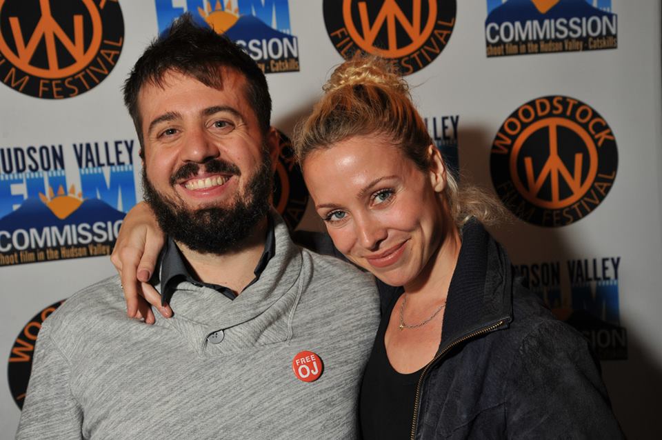 Jordan Kenneth Kamp & Mimi Michaels at the 2013 Woodstock Film Festival Launch Party in NYC.