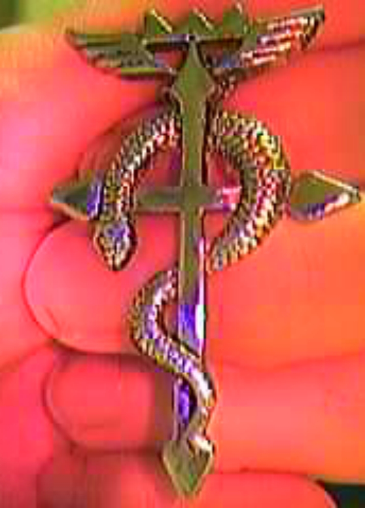 Symbol worn by the Wingmakers- Horsemen of the Appocalypse: Clarence Peck(Stephen Armourae),Warren Bishop (Vincent Jerome), Felix Minstoock (Sunny Moodie)