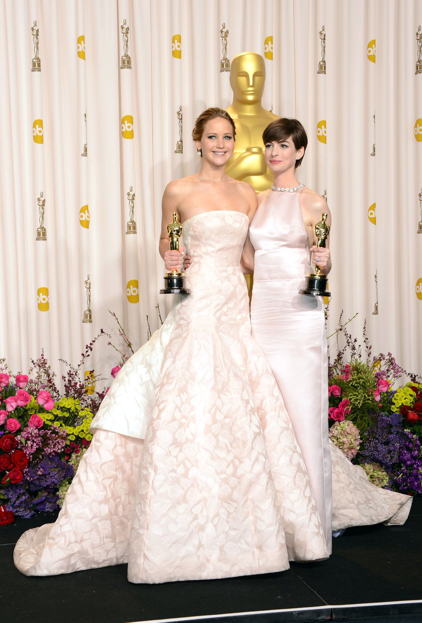 Anne Hathaway and Jennifer Lawrence