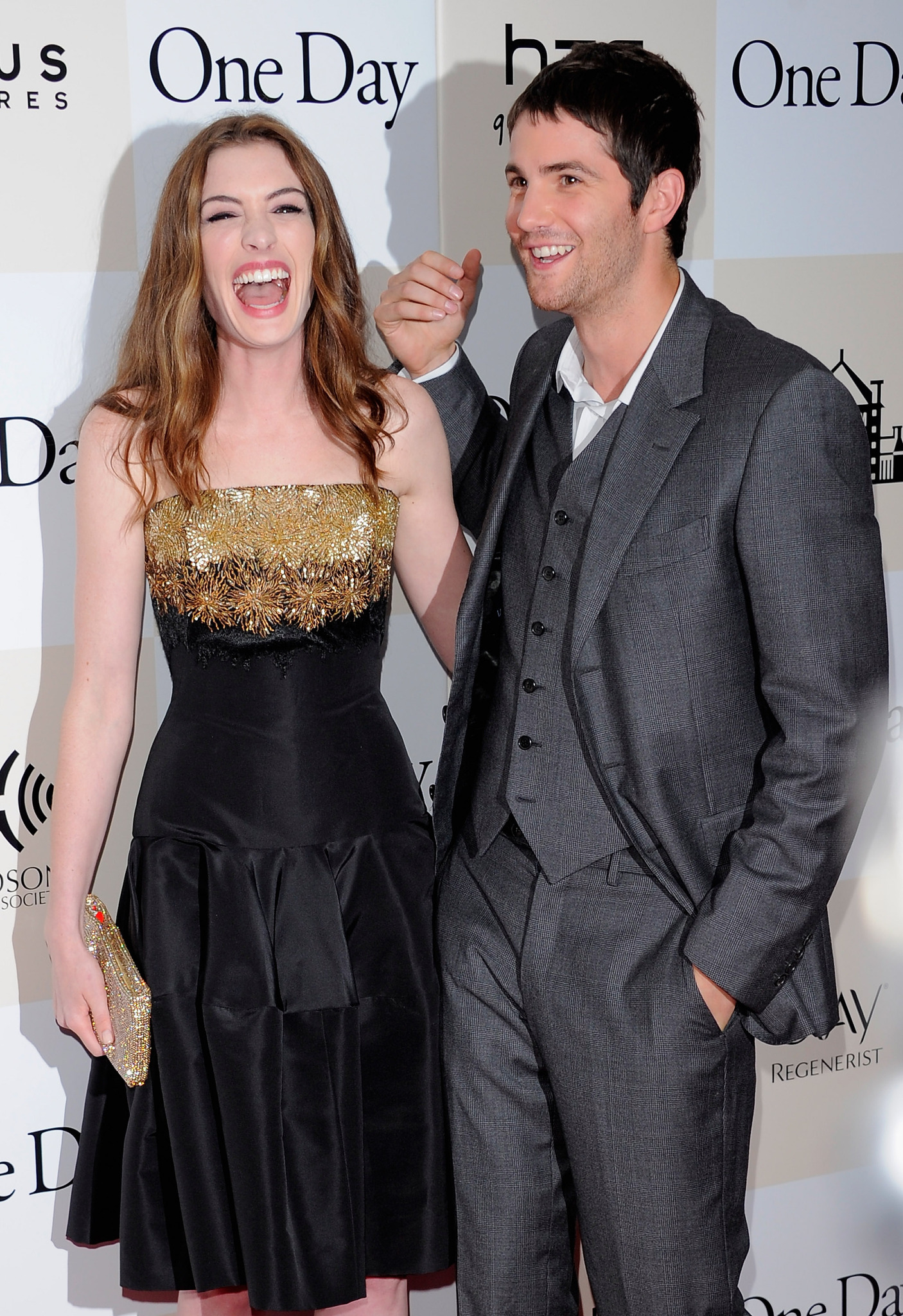 Anne Hathaway and Jim Sturgess at event of Viena diena (2011)