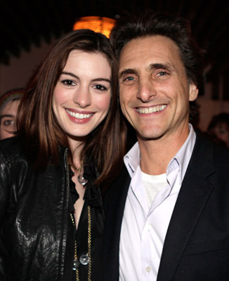 Anne Hathaway and Lawrence Bender