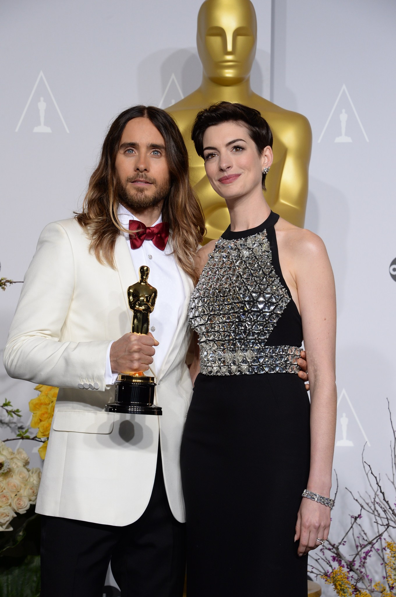 Jared Leto and Anne Hathaway