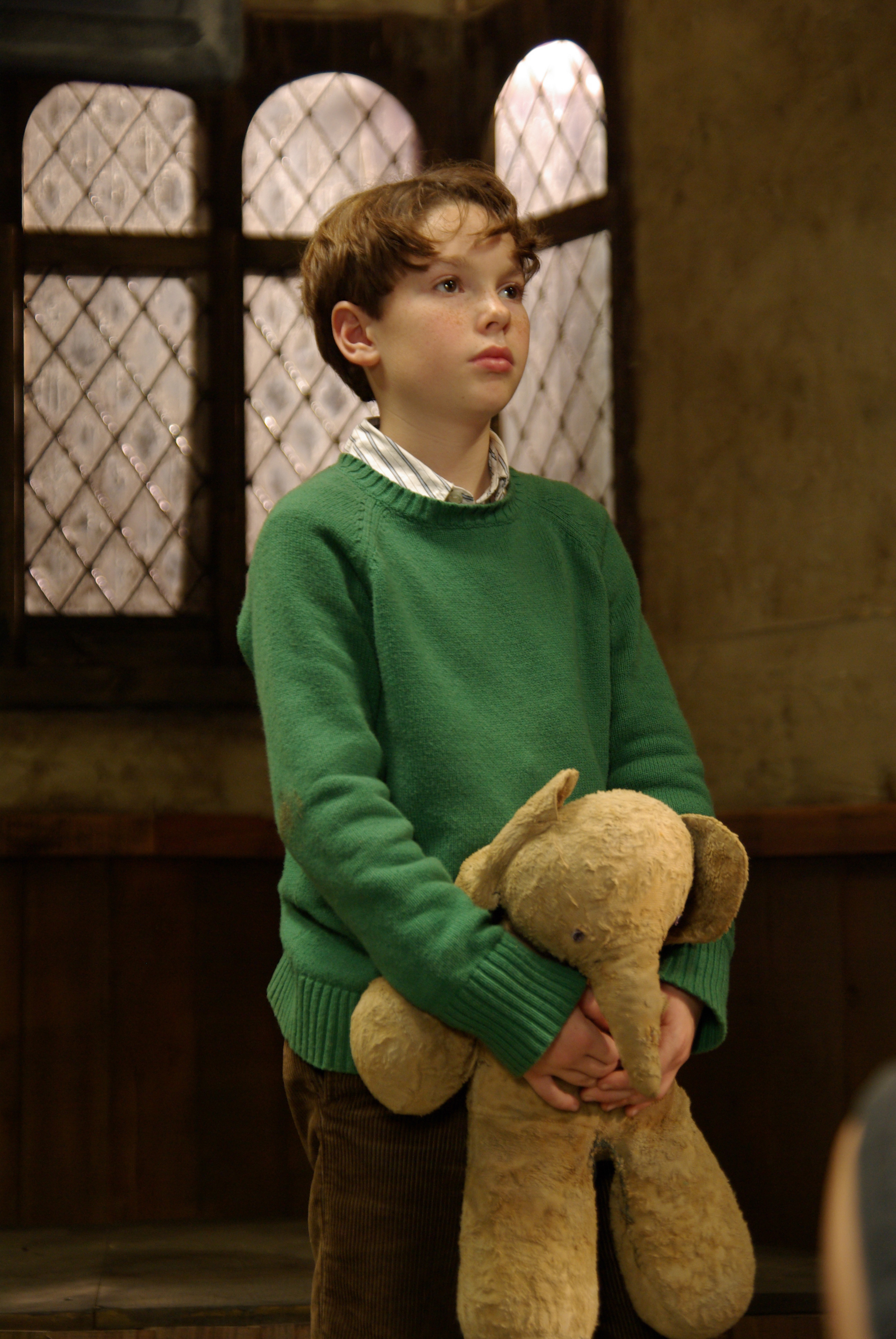 Jarrod as Michael holding his beloved toy Jacob in The Obolus, Dec. 2007.