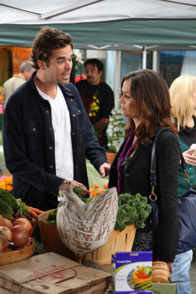 Still of David Walton and Christine Woods in Perfect Couples (2010)