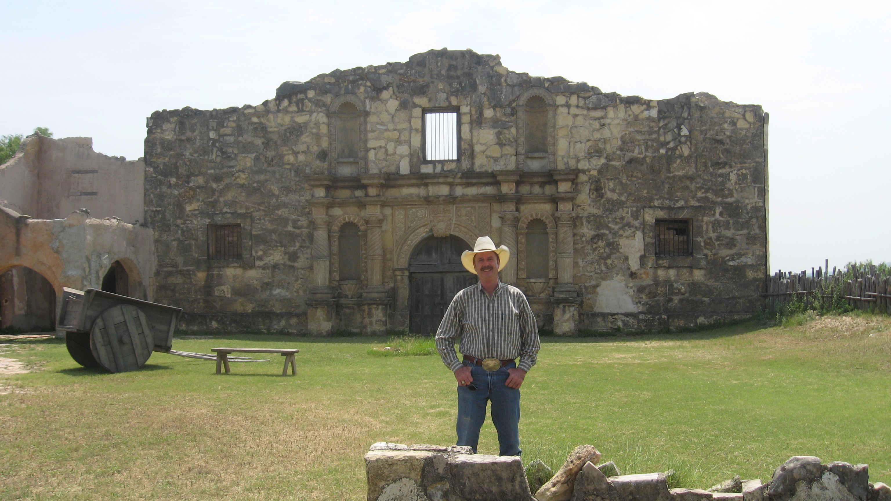 Dean Reading at Alamo Village in Brackettville, Texas.