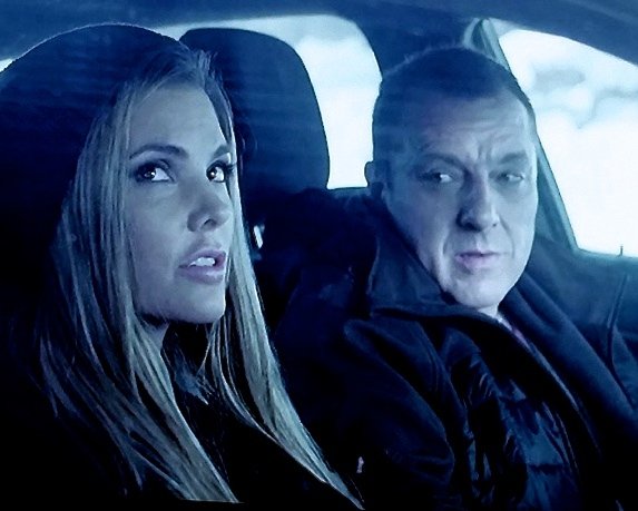 Still of Tom Sizemore and Nikki Moore in Blue Line (2015)