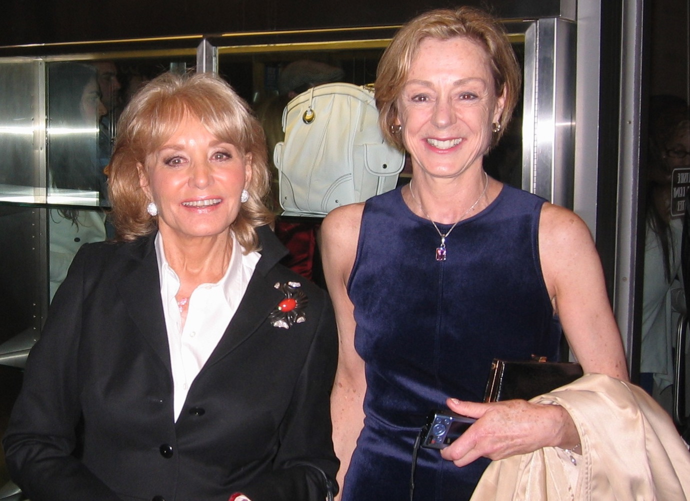 Barbara Walters & Wanda O'Connell at 