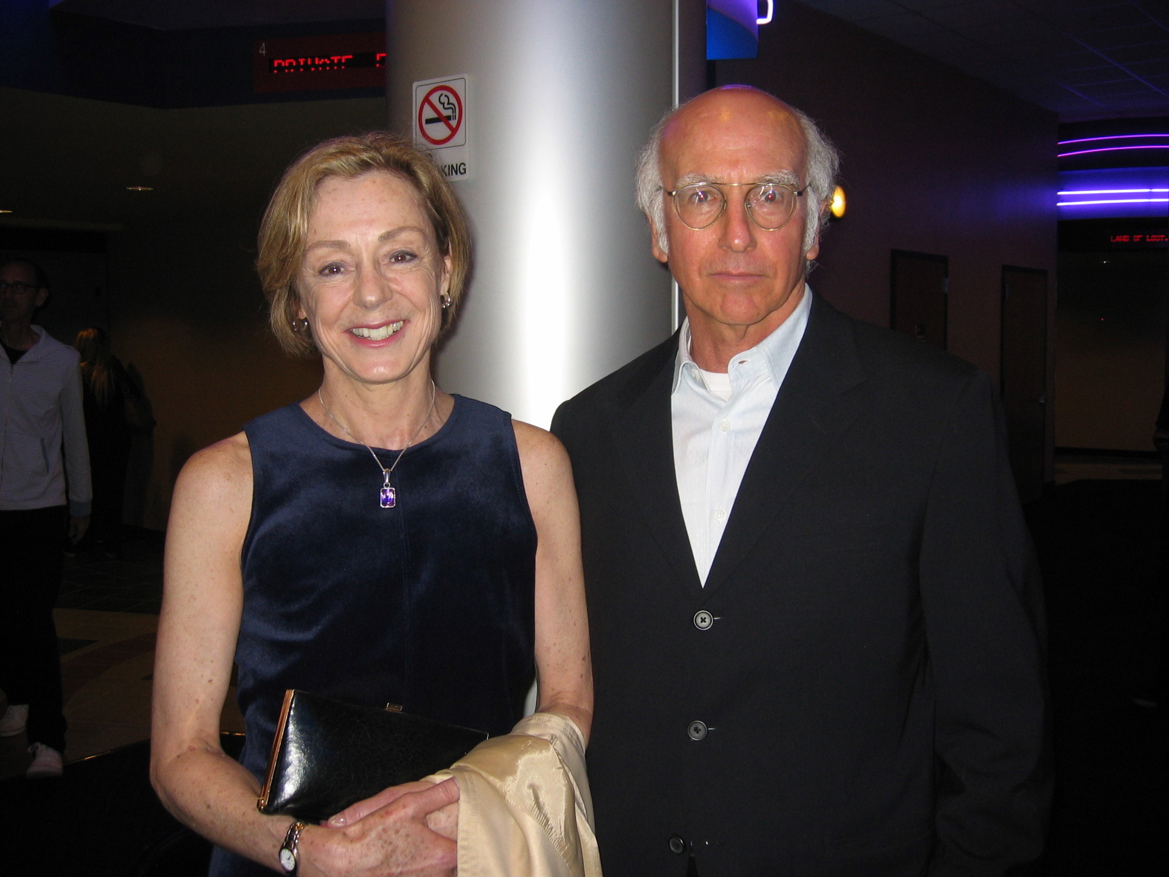 Wanda O'Connell & Larry David at Woody Allen's 'Whatever Works' Premiere NYC 6.10.09