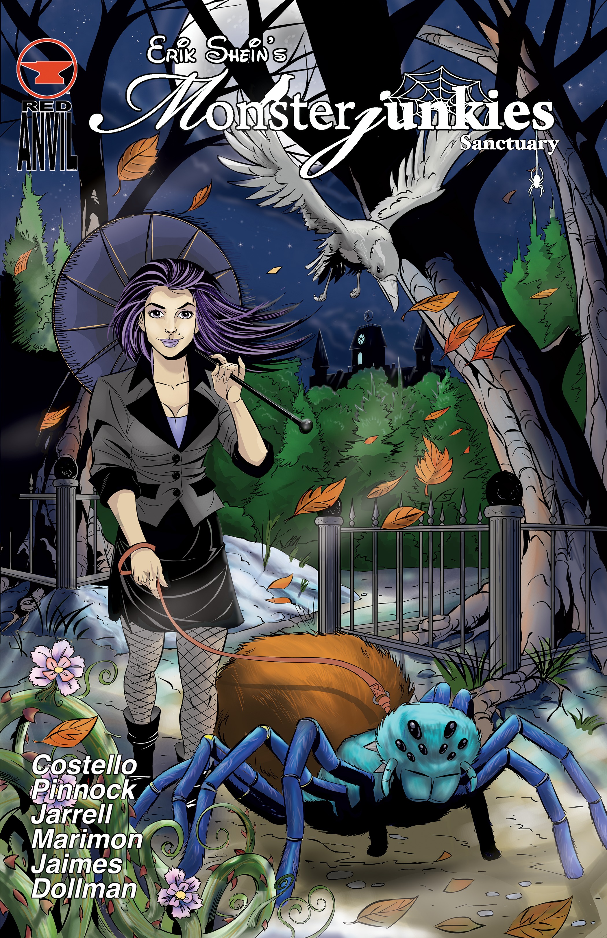 Monsterjunkies sanctuary book two graphic novel jacket