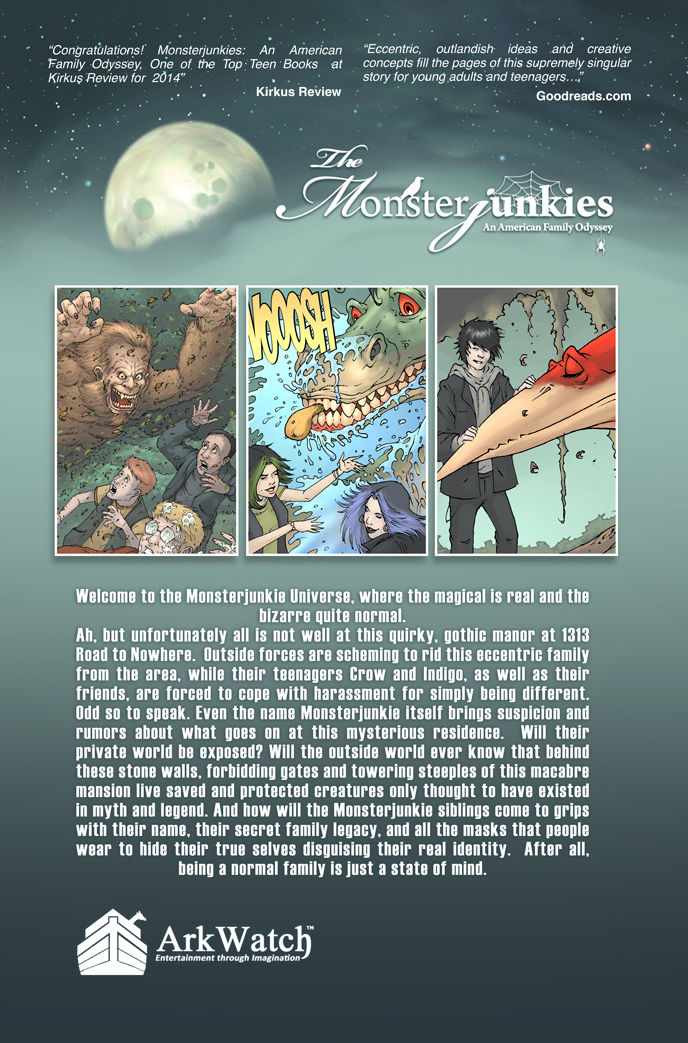 monsterjunkies graphic novel book one