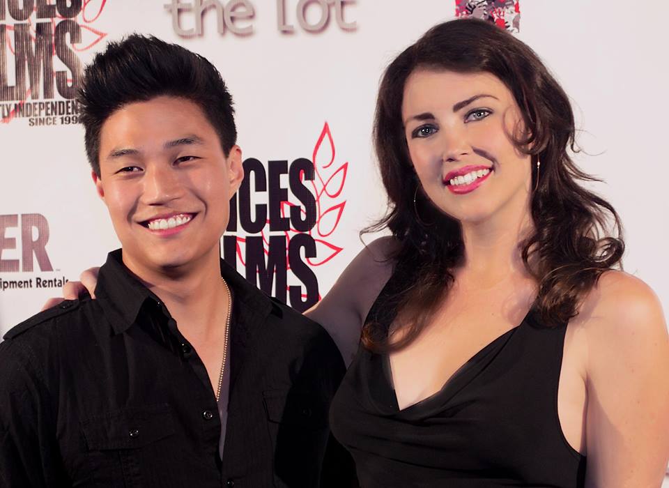 Sean Muramatsu and Madeline Merritt at Dances with Films for American Idiots