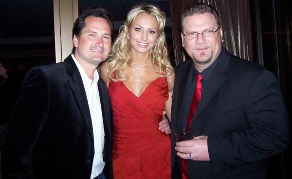 Manager/Producer Dave Flemming Model Stacy Keibler, and Mike Quinn