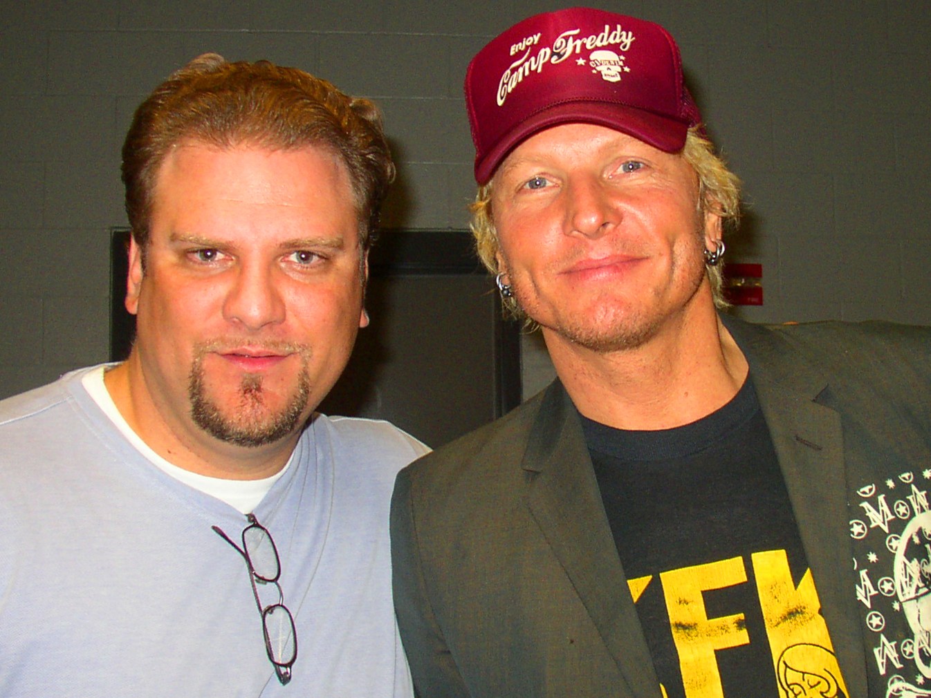 Mike Quinn and rock artist Matt Sorum of the Cult, Guns N' Roses, and Velvet Revolver