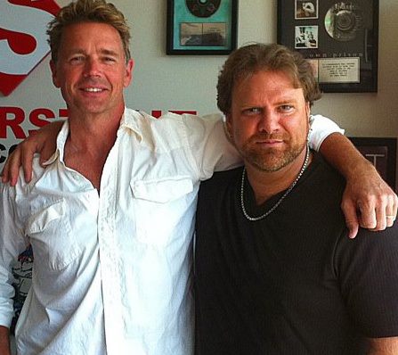 Mike Quinn and actor/music artist John Schneider. (Bo Duke in the 1980s hit TV series The Dukes of Hazzard, and Jonathan Kent in the 20012011 TV series Smallville)