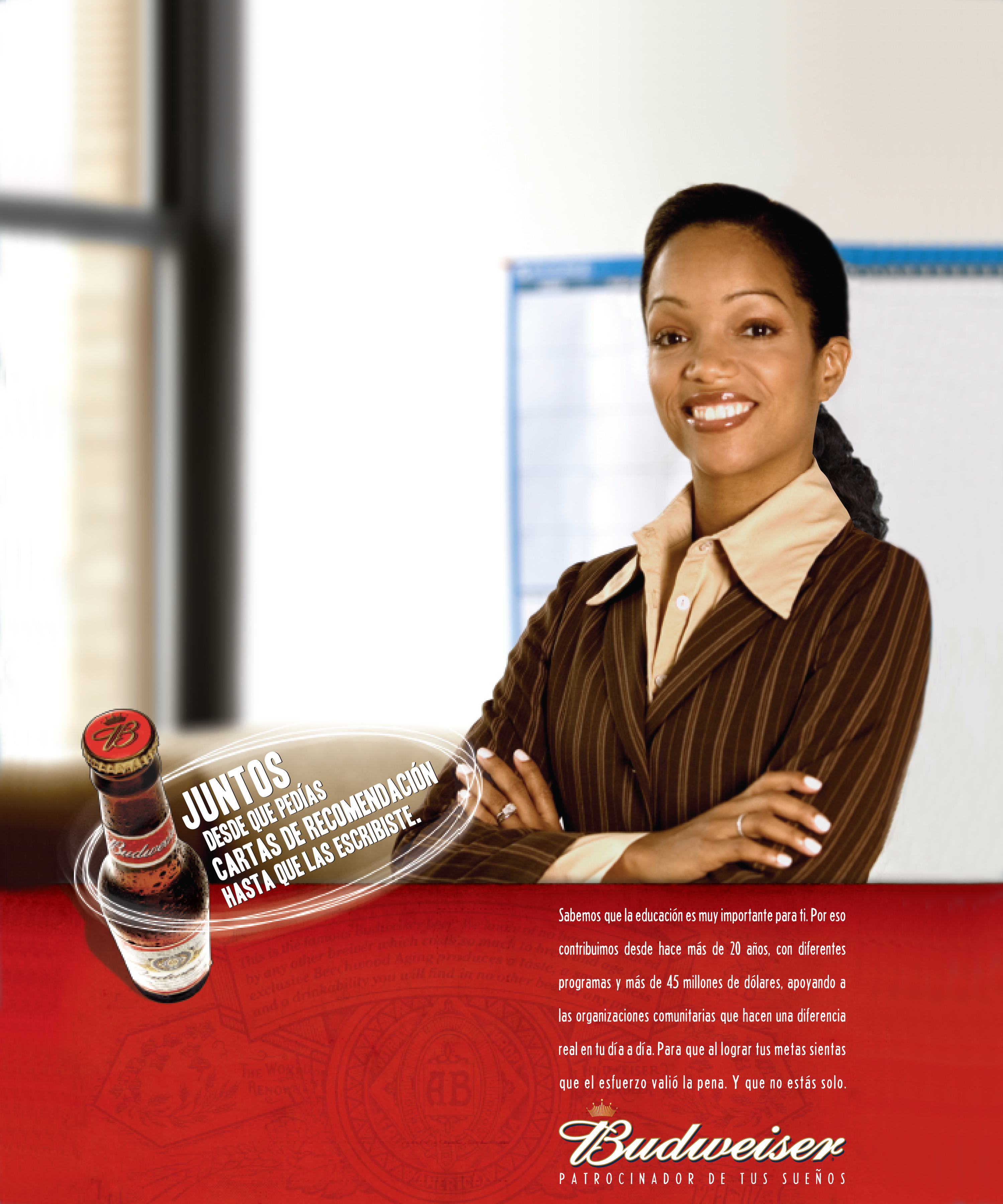 Valisa Tate in an ad for Budweiser (2008)