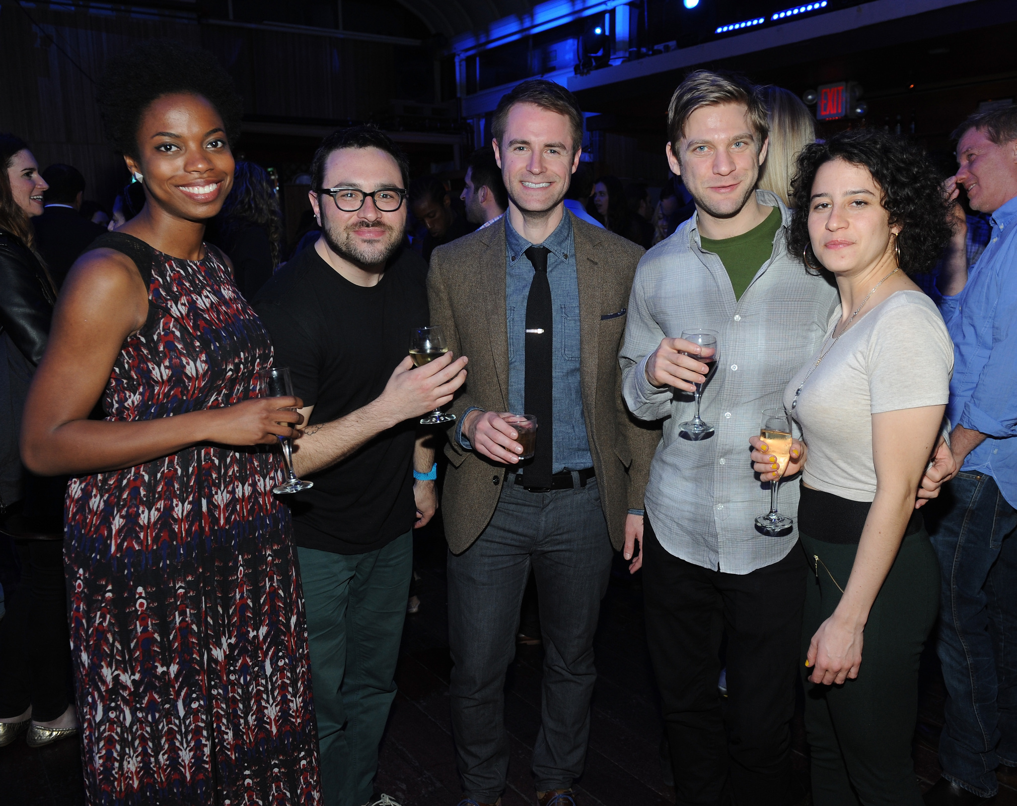 Michael Torpey, Amy Schumer, Eliot Glazer and Sasheer Zamata