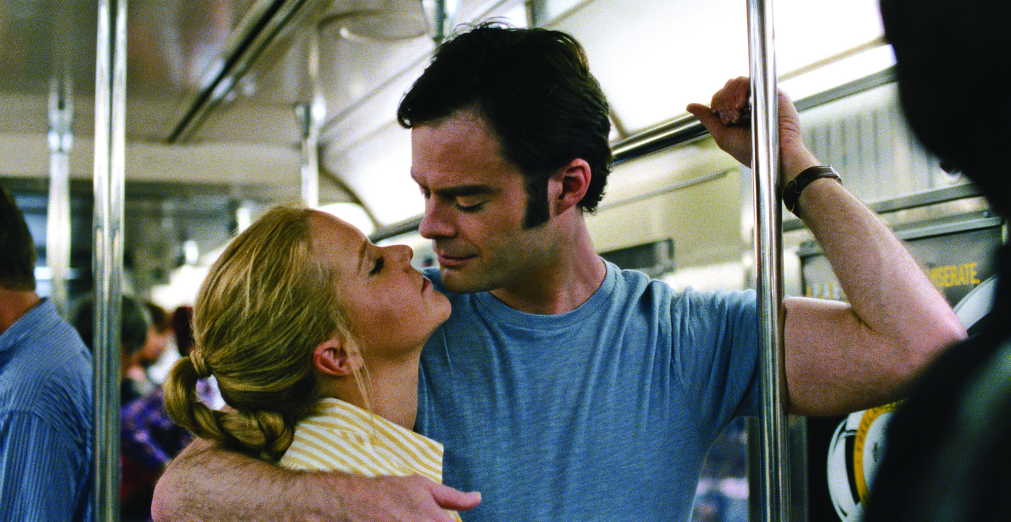 Still of Bill Hader and Amy Schumer in Be stabdziu (2015)