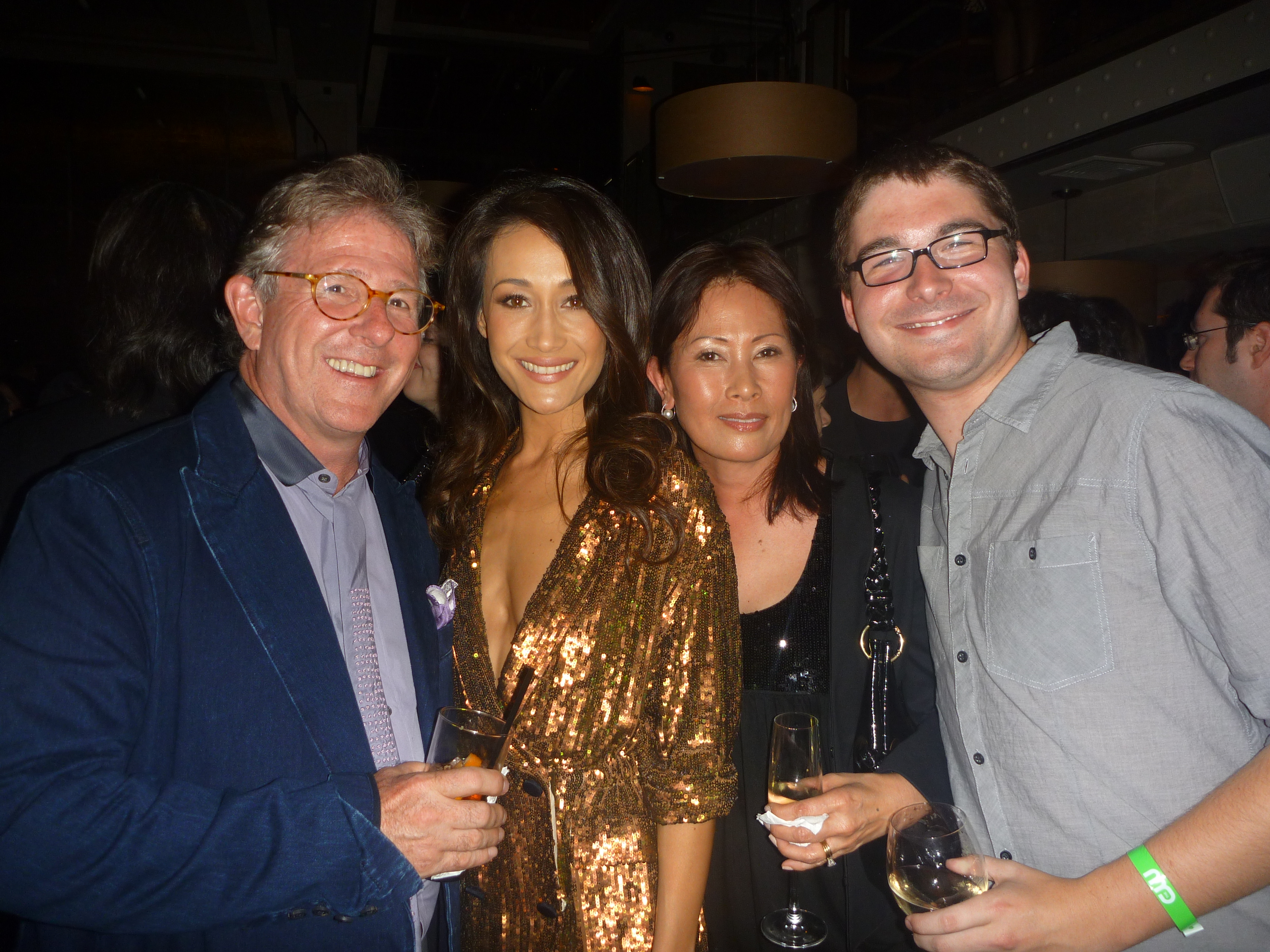 With Maggie Q (