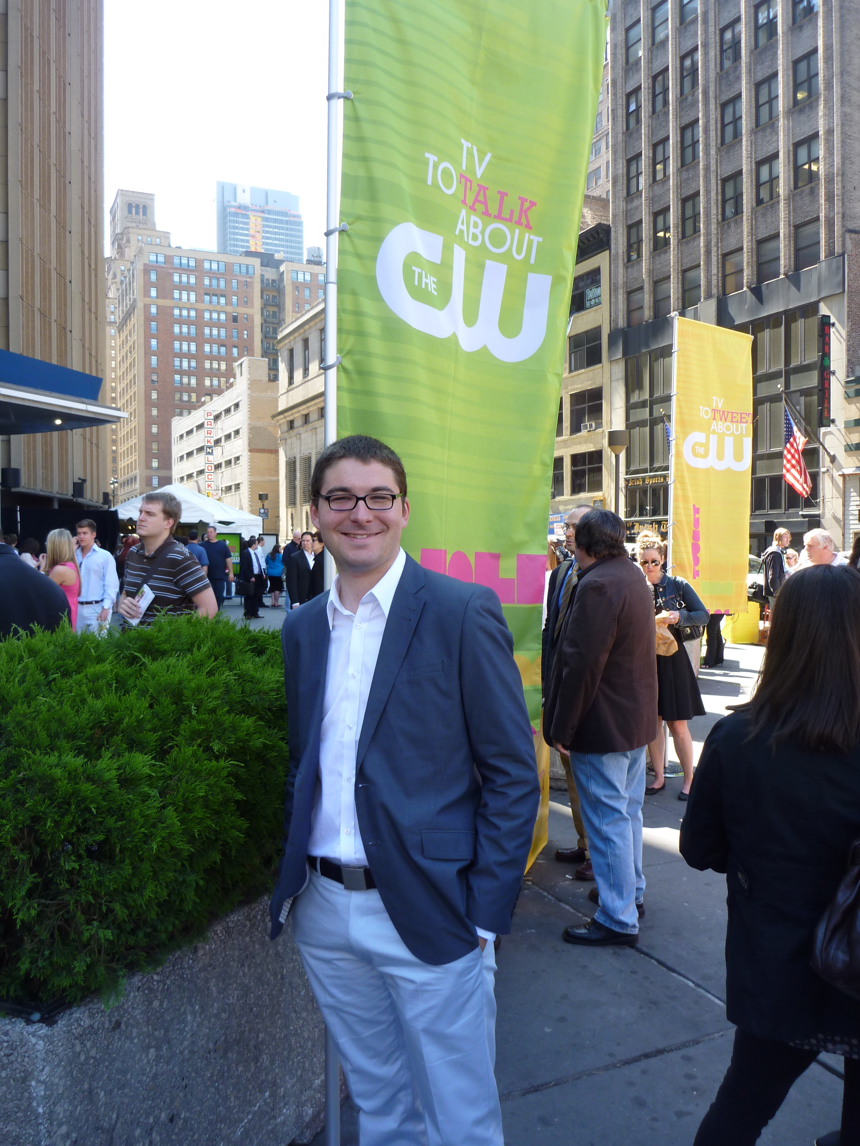 James Kicklighter at the 2010 CW Network Upfront Presentation at Madison Square Garden in New York City.
