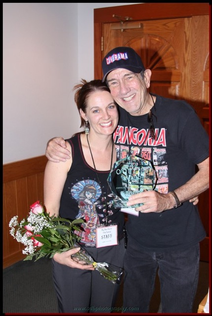 1st recipient of the O'Quinn award, Mr. Kerry O'Quinn himself (creator of Fangoria magazine, among other things)