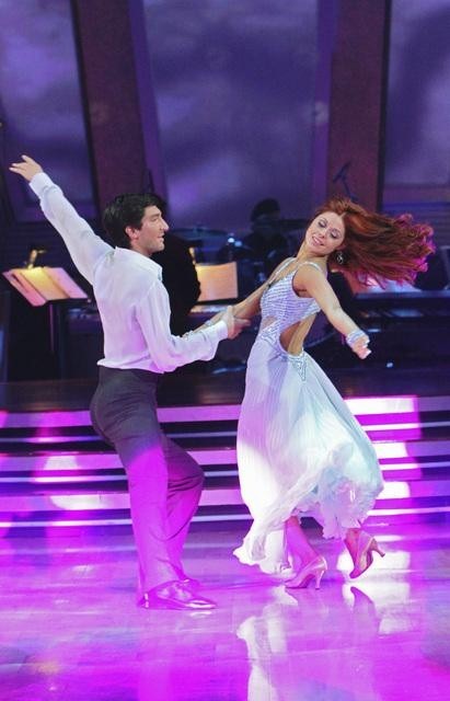 Still of Evan Lysacek and Anna Trebunskaya in Dancing with the Stars (2005)