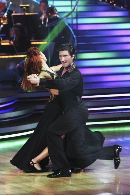 Still of Evan Lysacek and Anna Trebunskaya in Dancing with the Stars (2005)