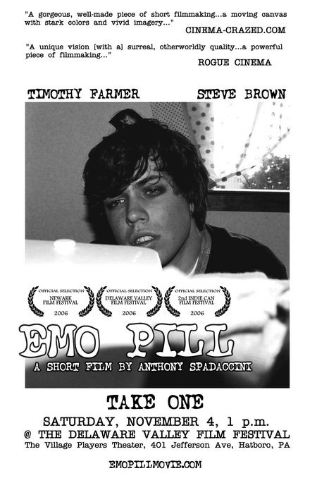 EMO PILL (2006) - Delaware Valley Film Festival Poster