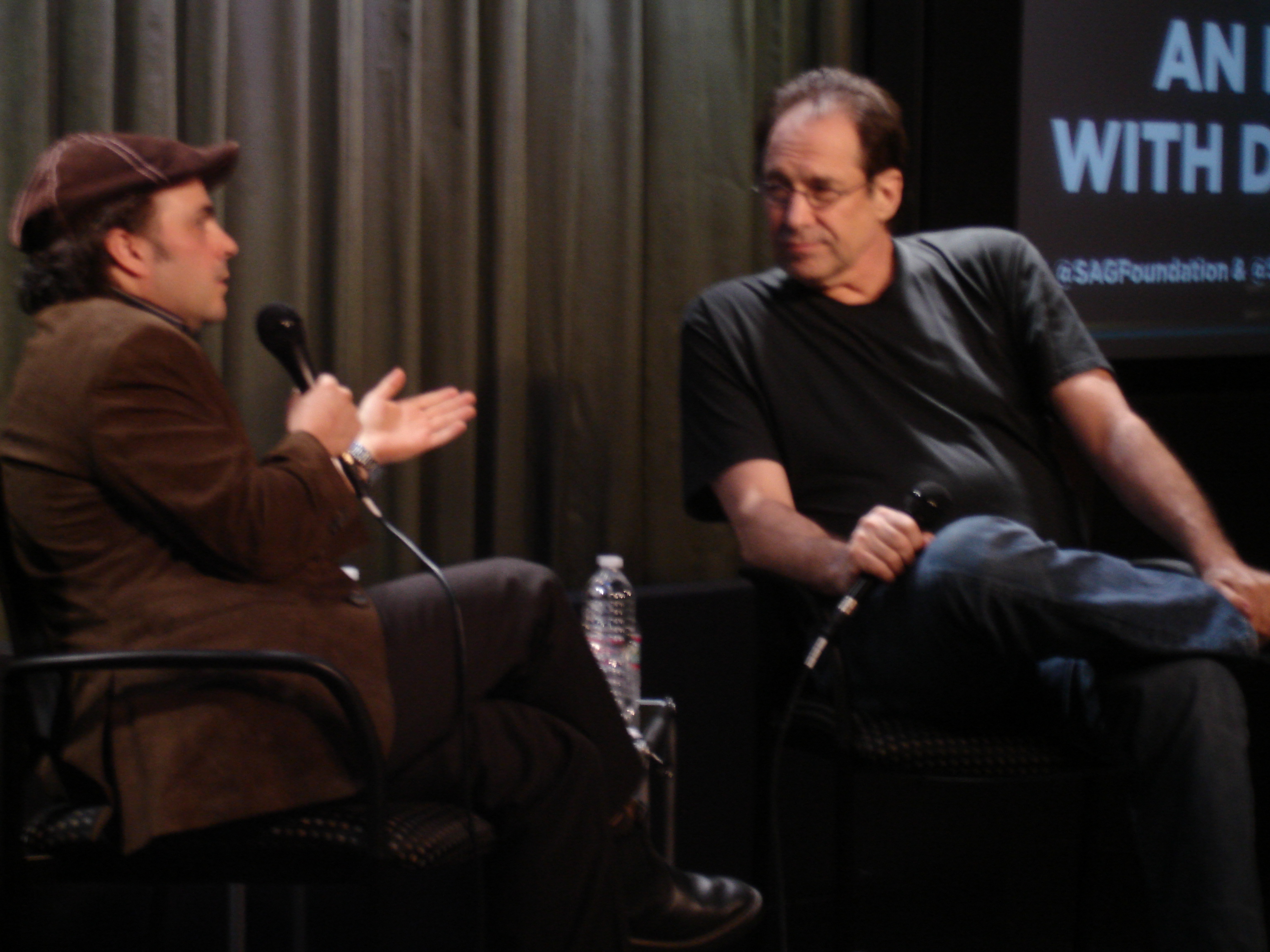 Michael moderates an evening with David Milch at SAG Hollywood.