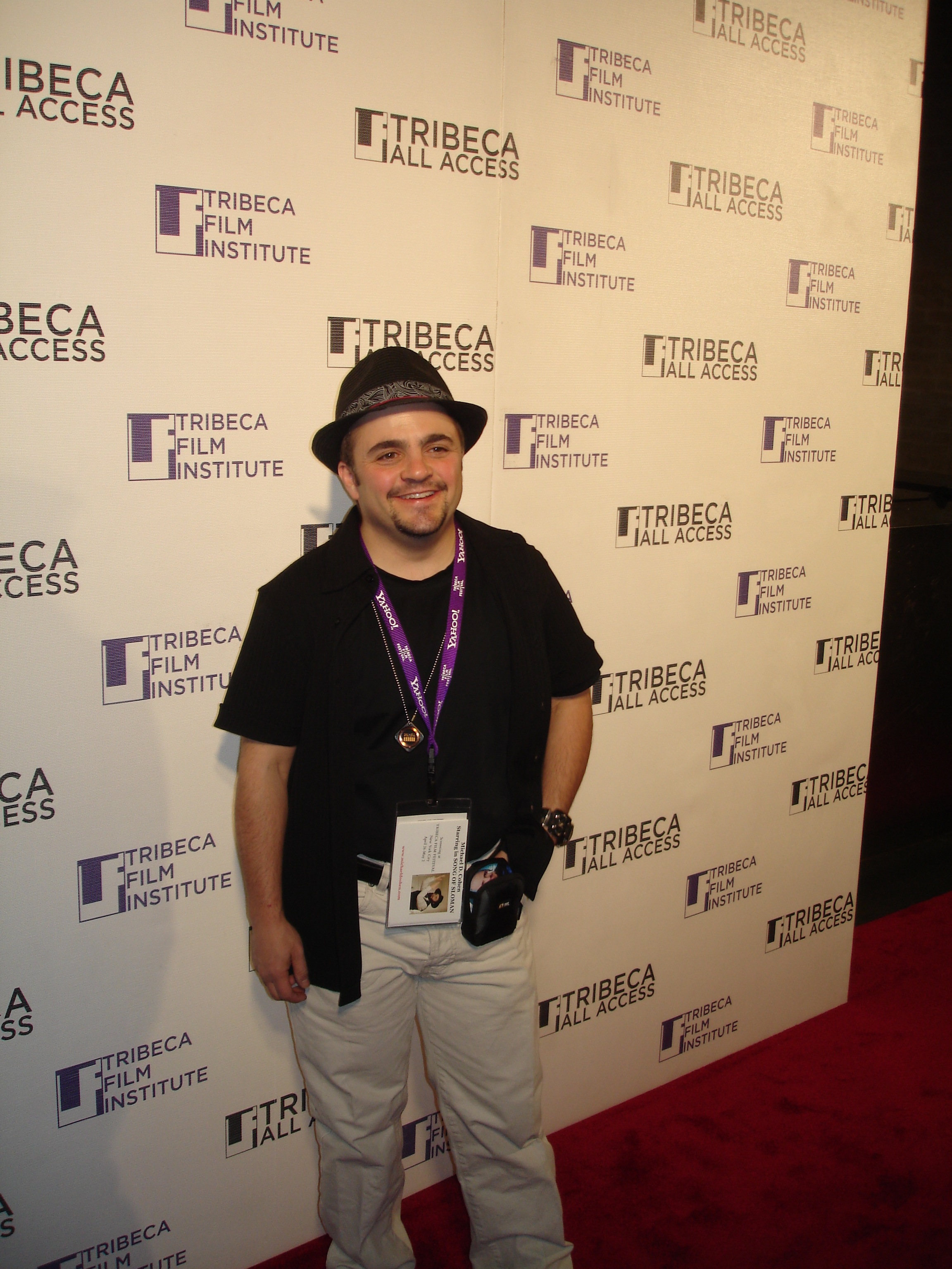 At the Tribeca Film Fest. for 