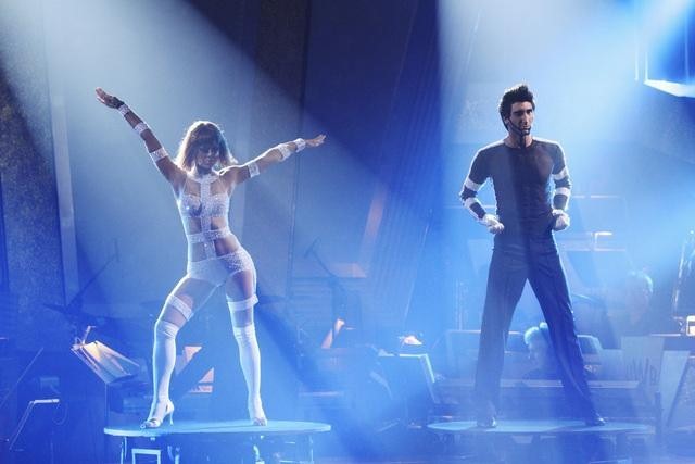 Still of Evan Lysacek and Anna Trebunskaya in Dancing with the Stars (2005)