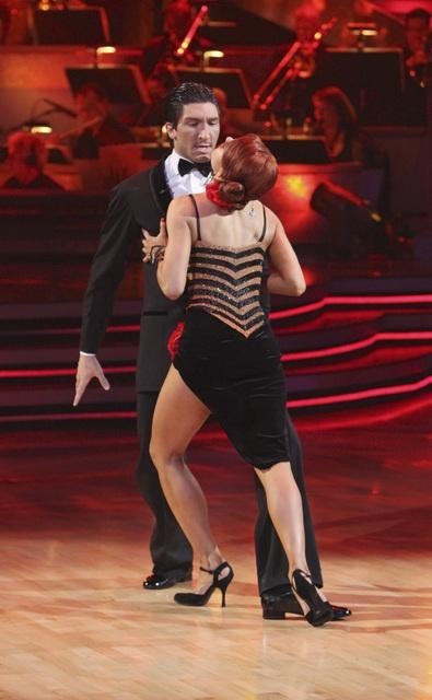 Still of Evan Lysacek and Anna Trebunskaya in Dancing with the Stars (2005)