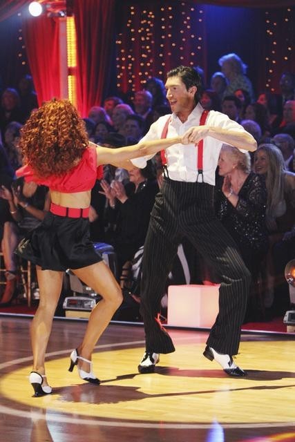 Still of Evan Lysacek and Anna Trebunskaya in Dancing with the Stars (2005)